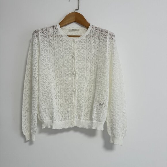 DOEN Diane Cardigan - Ivory - Picture 4 of 12